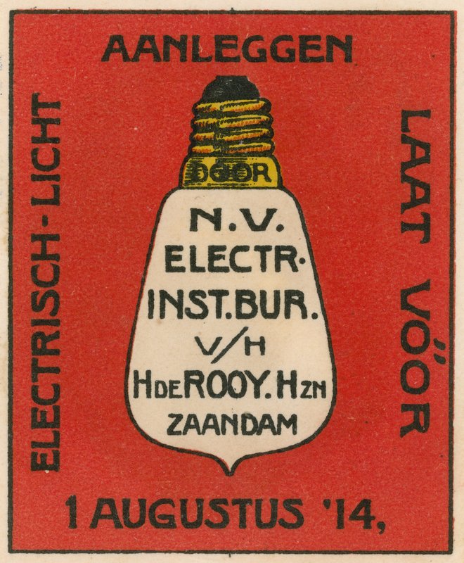 Elektrische Beleuchtung von Dutch School