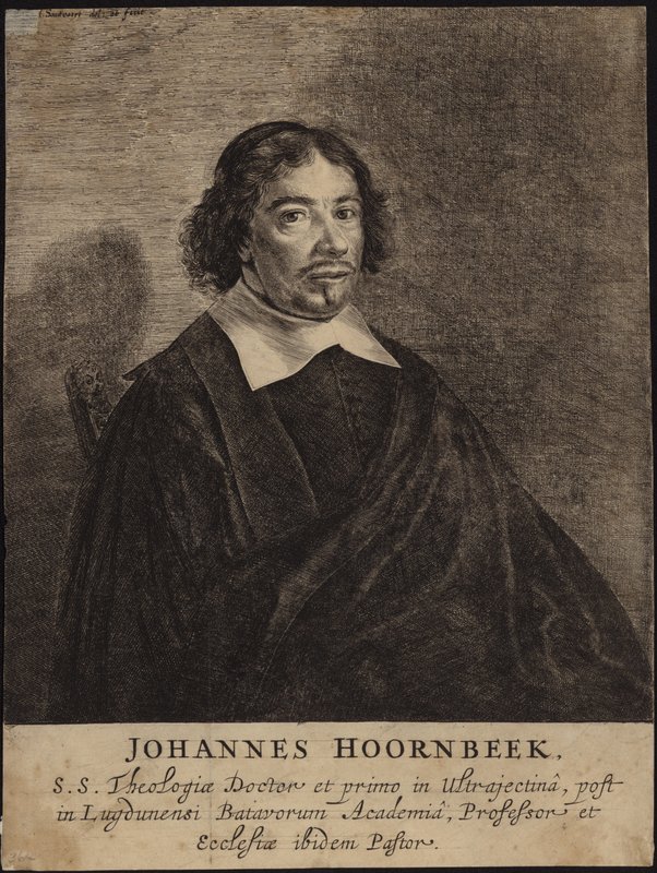 Porträt von Johannes Hoornbeek von Dutch School