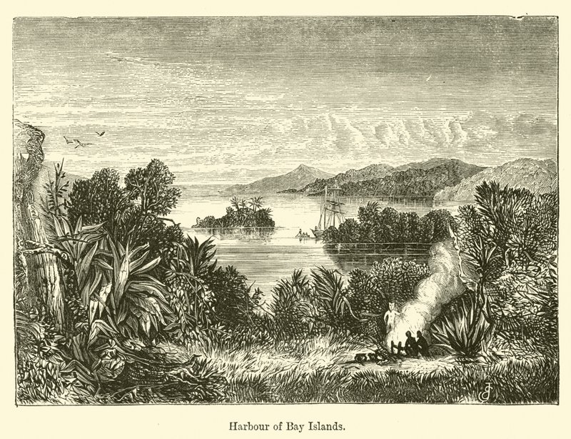 Hafen der Bay Islands von E. Jennings