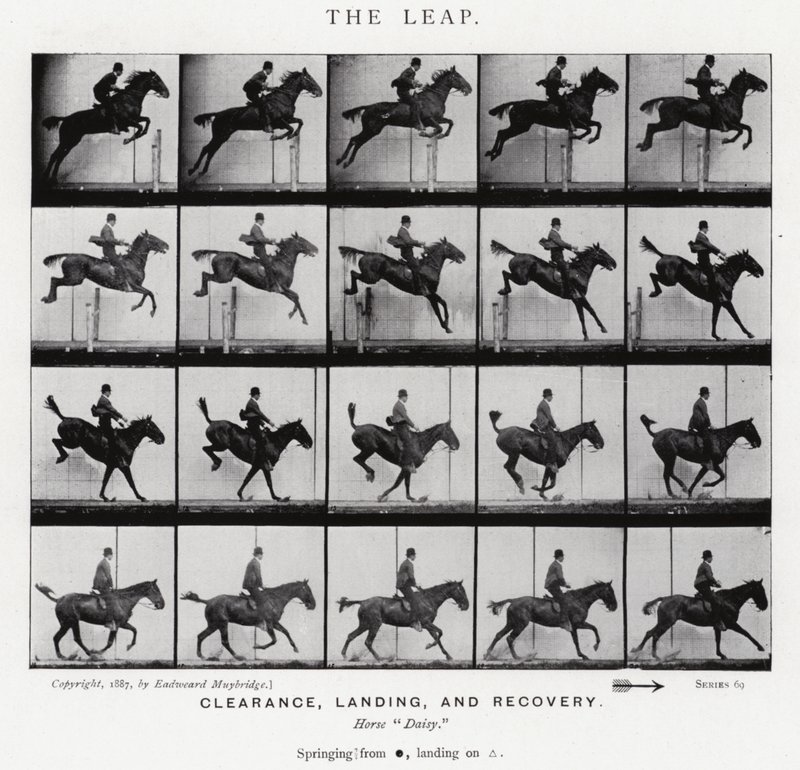 Der Sprung von Eadweard Muybridge