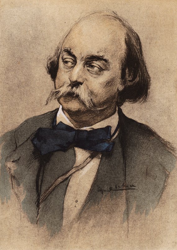 Porträt von Gustave Flaubert von Edgar Chahine