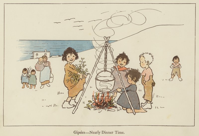 Zigeuner, fast Essenszeit von Edith Farmiloe