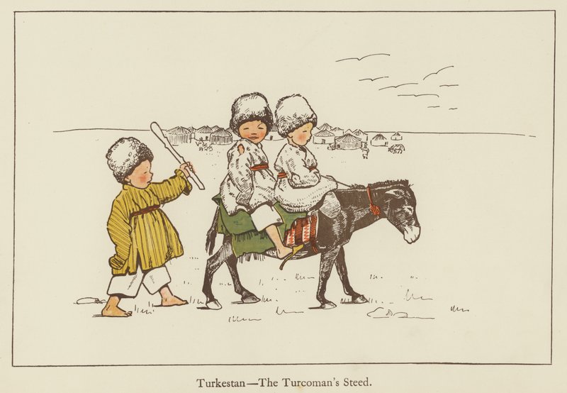 Turkestan, das Pferd der Turkmenen von Edith Farmiloe