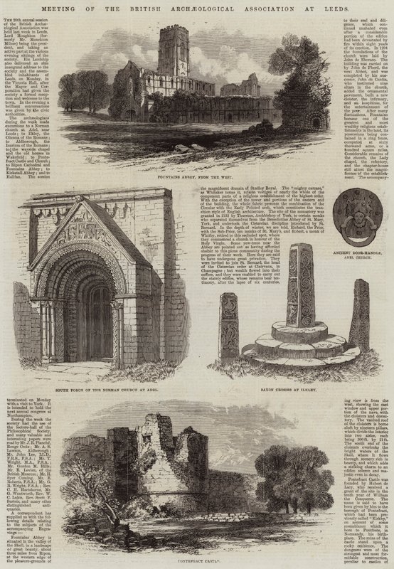 Treffen der British Archaeological Association in Leeds von Edmund Morison Wimperis