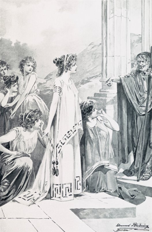 Illustration zu Goethes Faust von Edmund Bruning