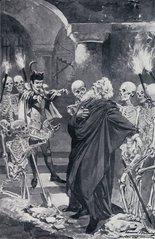 Illustration zu Goethes Faust von Edmund Bruning