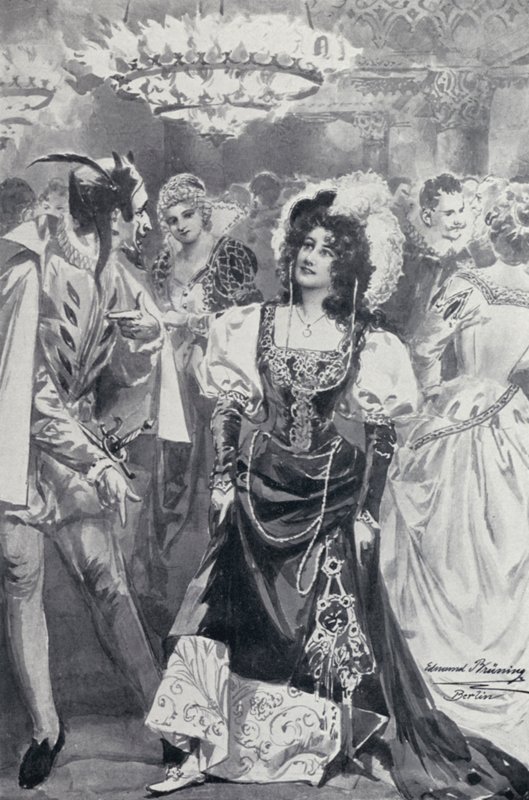 Illustration zu Goethes Faust von Edmund Bruning