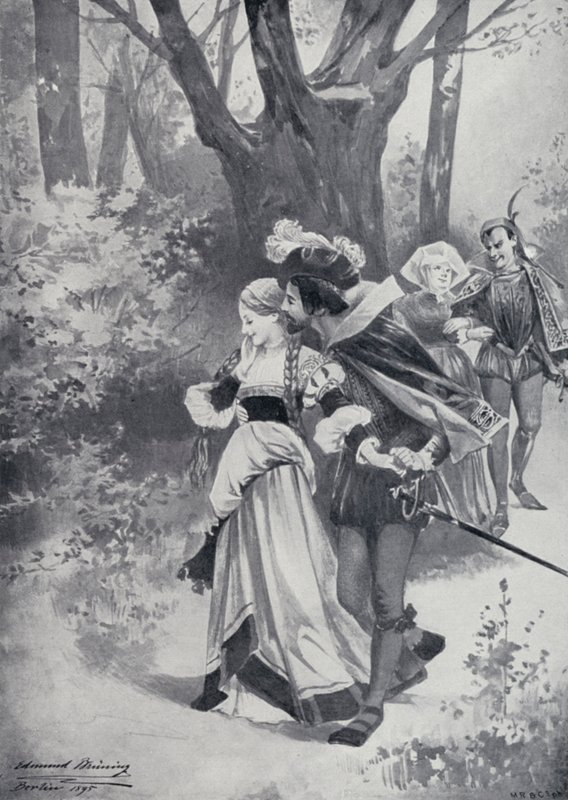 Illustration zu Goethes Faust von Edmund Bruning