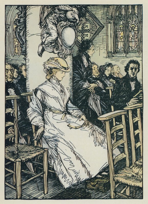 Illustration für Tennysons Maud von Edmund Joseph after Sullivan