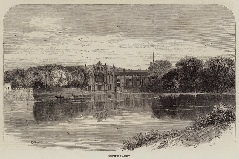 Newstead Abbey von Edmund Morison Wimperis