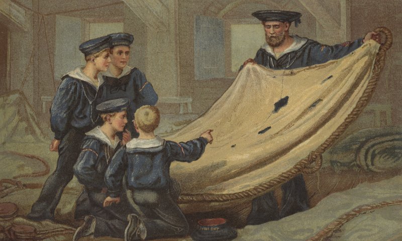 Ein Relikt von Trafalgar von Edmund Richard White