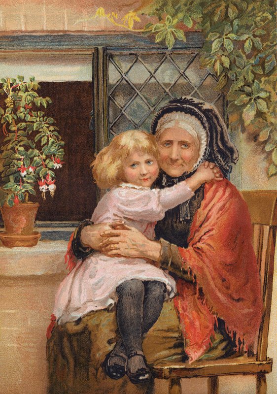 "Liebe alte Oma!" von Edmund Richard White