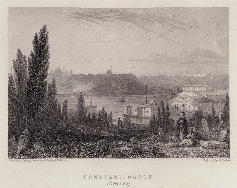 Konstantinopel, von Pera aus von Edmund Thomas (after) Parris