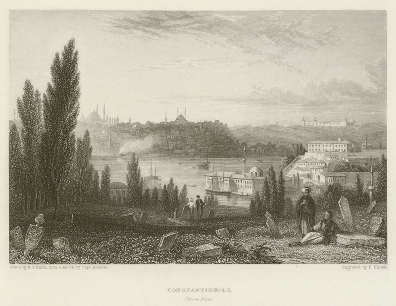 Konstantinopel, von Pera aus von Edmund Thomas Parris