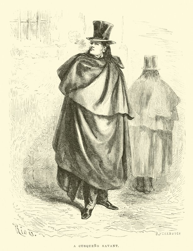 Ein Cusqueno-Gelehrter von Edouard Riou