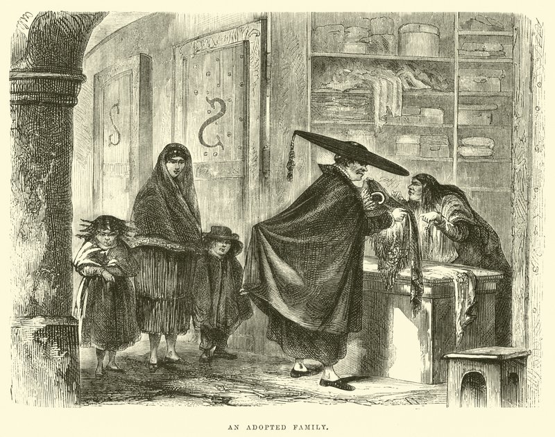 Eine adoptierte Familie von Edouard Riou
