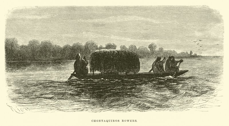 Chontaquiros-Ruderer von Edouard Riou