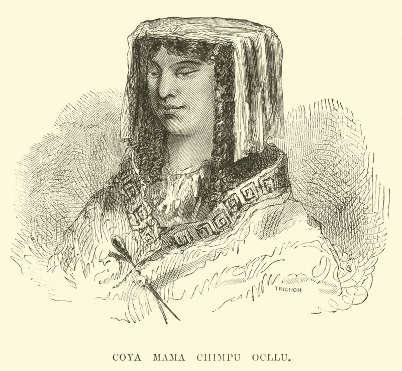 Coya Mama Chimpu Ocllu von Edouard Riou