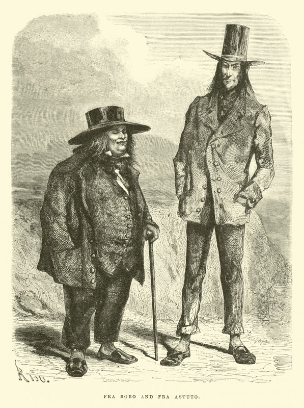 Fra Bobo und Fra Astuto von Edouard Riou