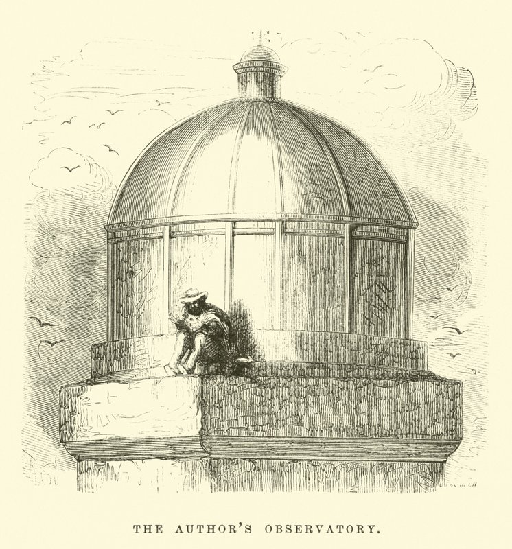 Das Observatorium des Autors von Edouard Riou