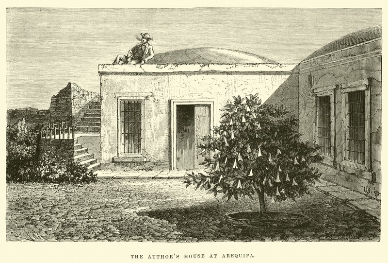 Das Haus des Autors in Arequipa von Edouard Riou