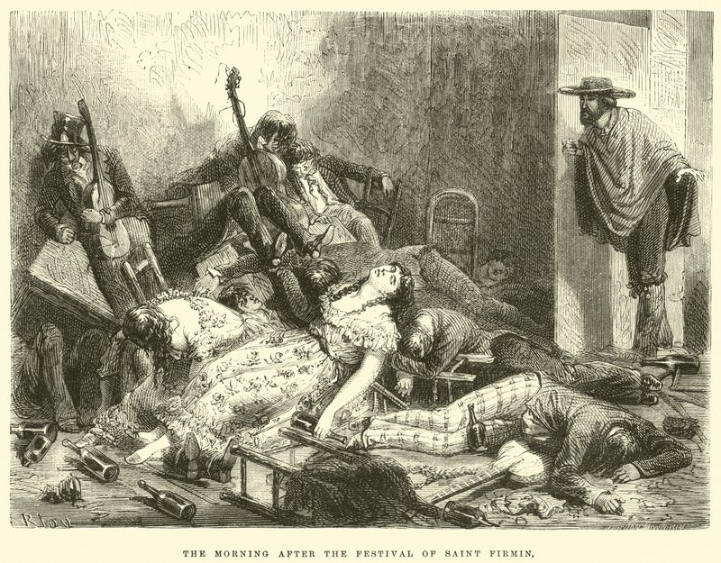 Der Morgen nach dem Fest des Heiligen Firmin von Edouard Riou