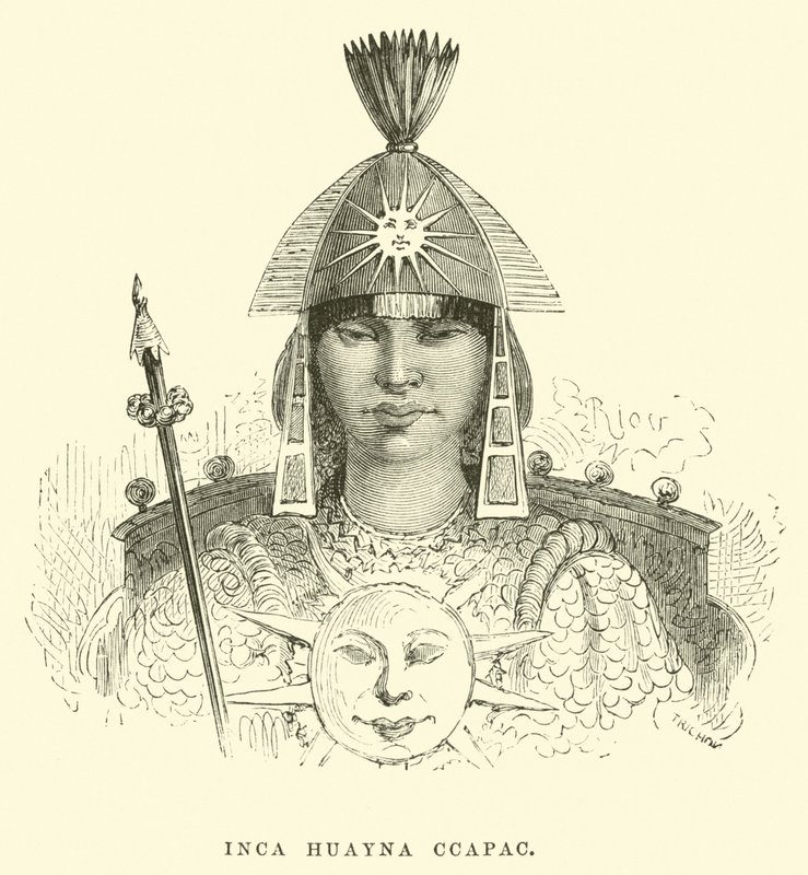 Inka Huayna Ccapac von Edouard Riou