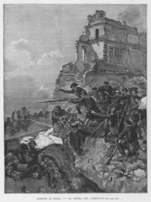 Belagerung von Rom von Edouardo Matania