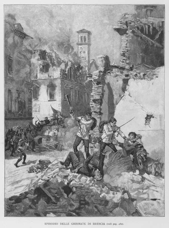 Episode der Tage von Brescia von Edouardo Matania