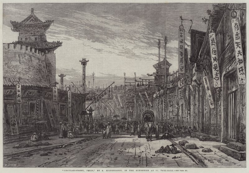 Circular-Street, Peking von Eduard Hildebrandt