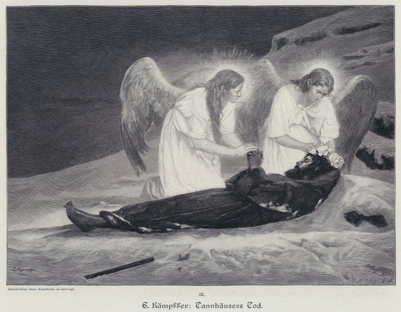 Der Tod von Tannhäuser von Eduard Kaempffer