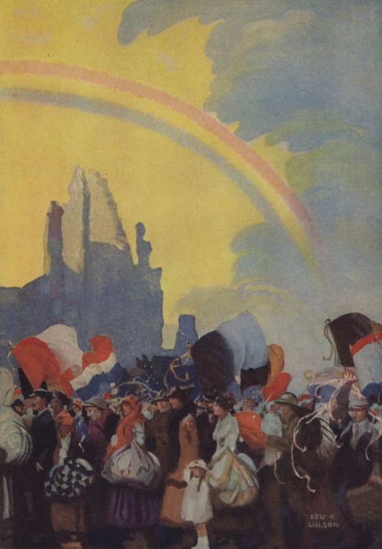 Die Rückkehr des belgischen Volkes von Edward Adrian Wilson