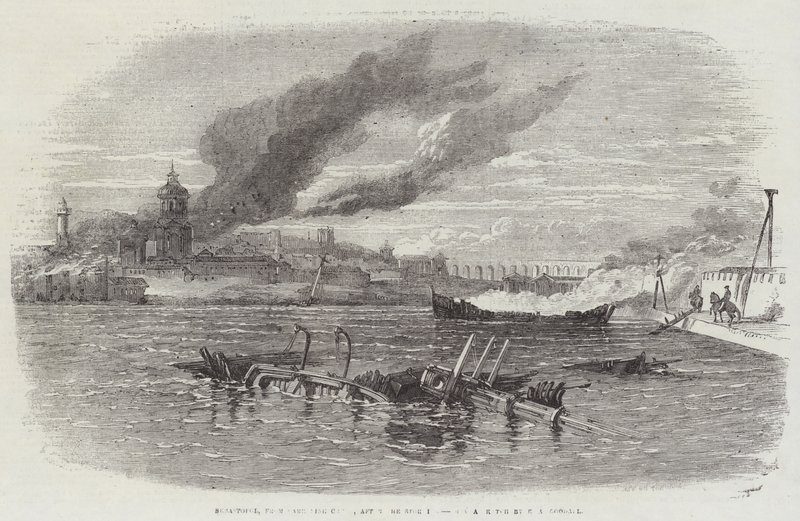 Sebastopol, nach Careening Creek von Edward Angelo Goodall