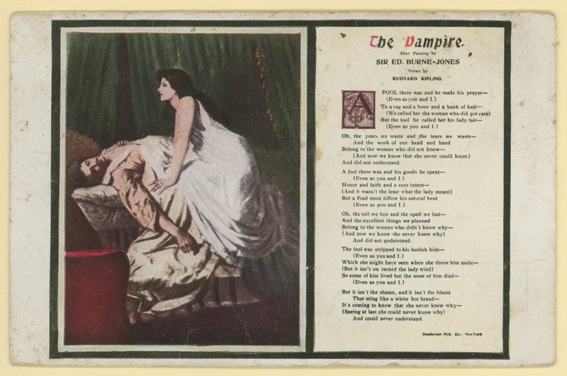 Der Vampir von Rudyard Kipling von Edward Burne Jones