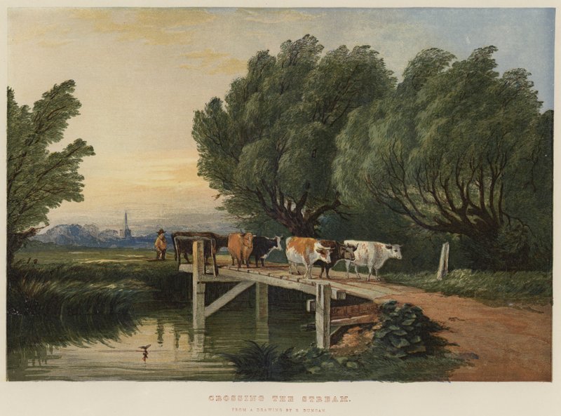 Überquerung des Baches von Edward Duncan