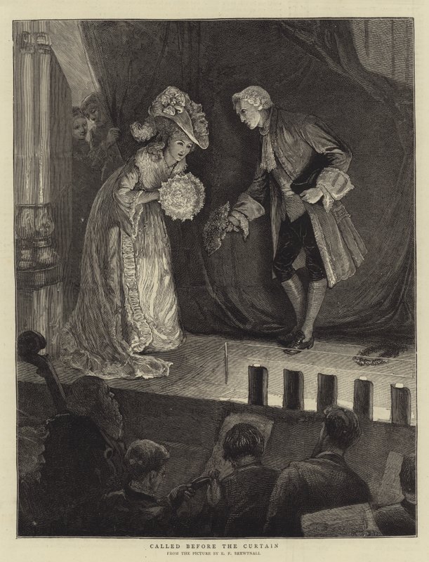Vor den Vorhang gerufen von Edward Frederick Brewtnall