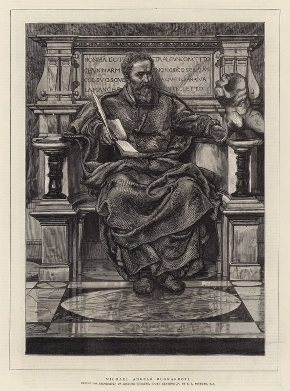 Michelangelo Buonarroti von Edward John Poynter