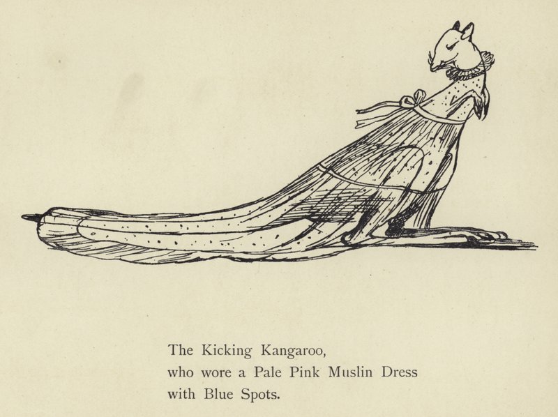 Das tretende Känguru von Edward Lear