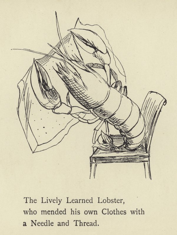 Der lebhafte gelehrte Hummer von Edward Lear