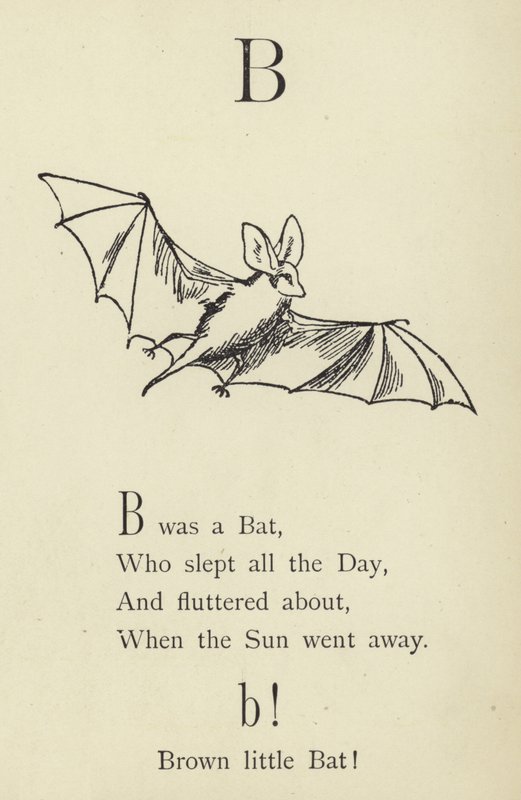 Der Buchstabe B von Edward Lear