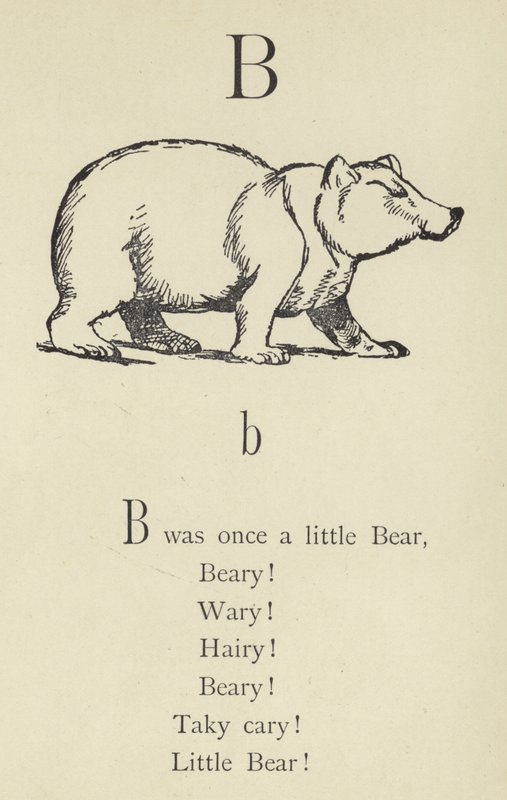 Der Buchstabe B von Edward Lear