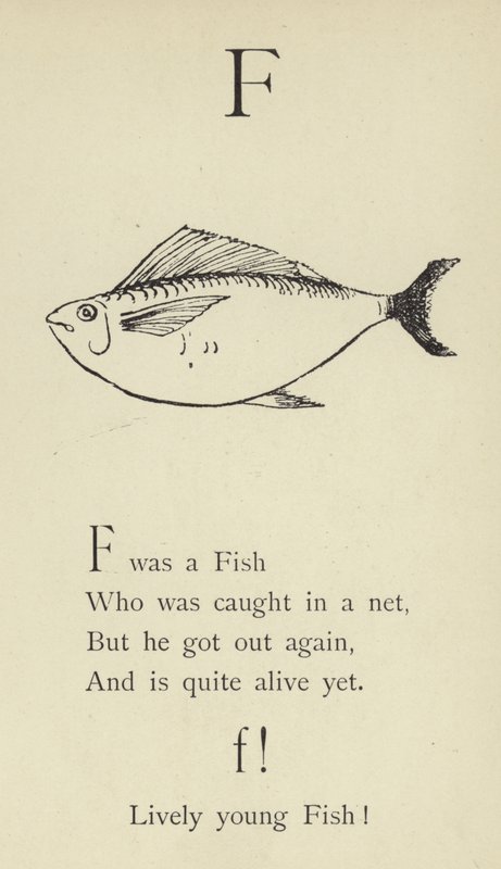 Der Buchstabe F von Edward Lear