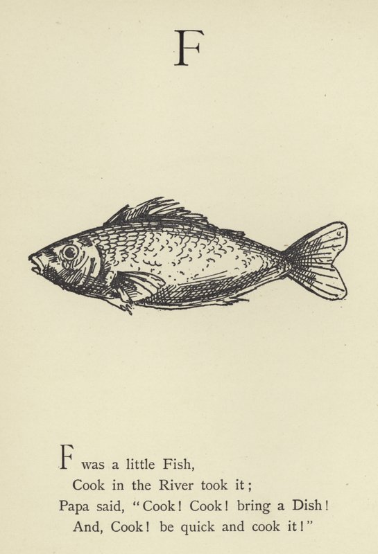 Der Buchstabe F von Edward Lear