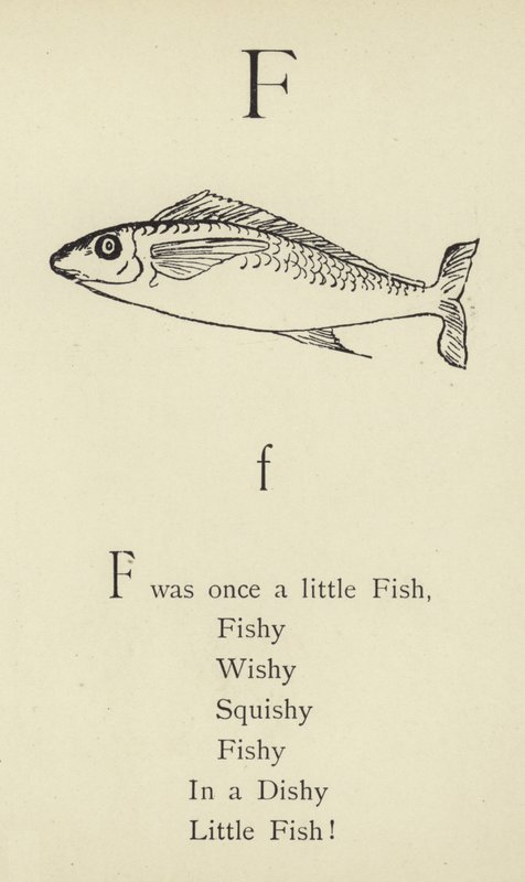 Der Buchstabe F von Edward Lear