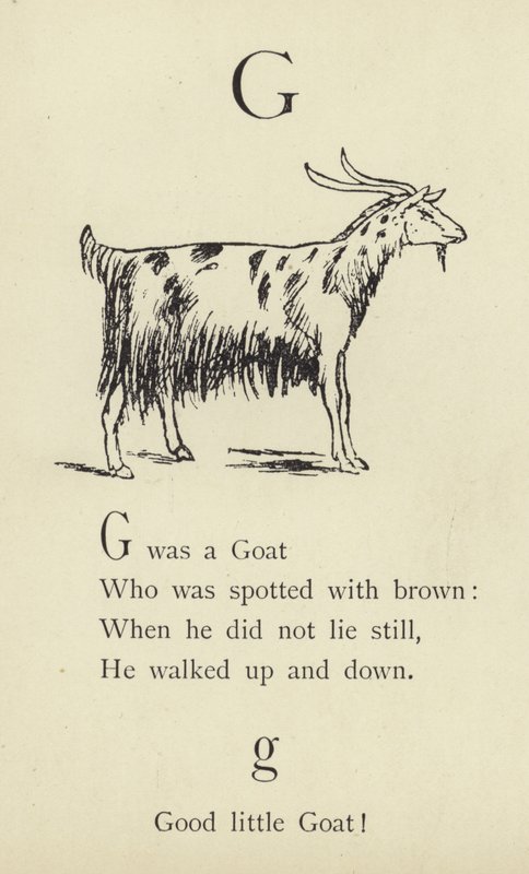 Der Buchstabe G von Edward Lear