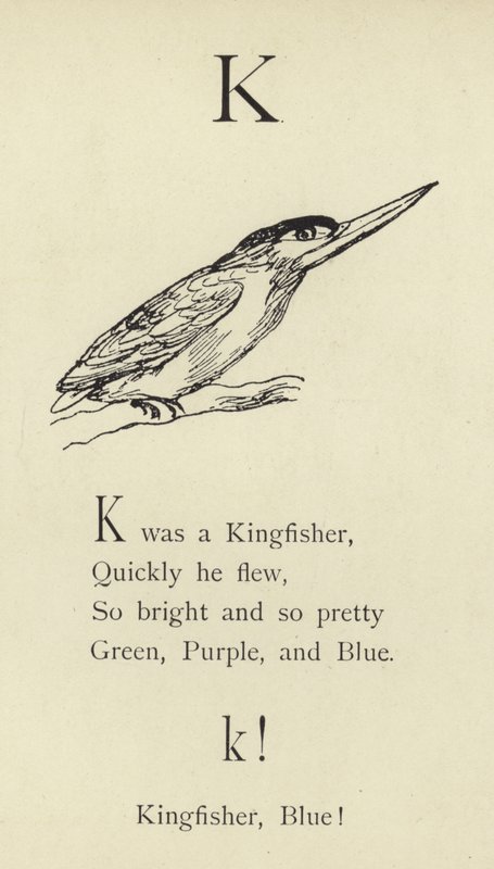 Der Buchstabe K von Edward Lear