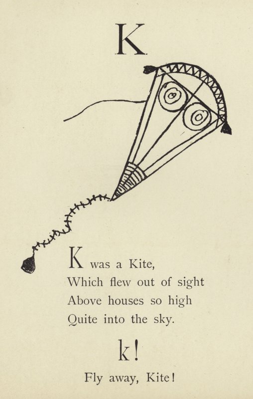 Der Buchstabe K von Edward Lear