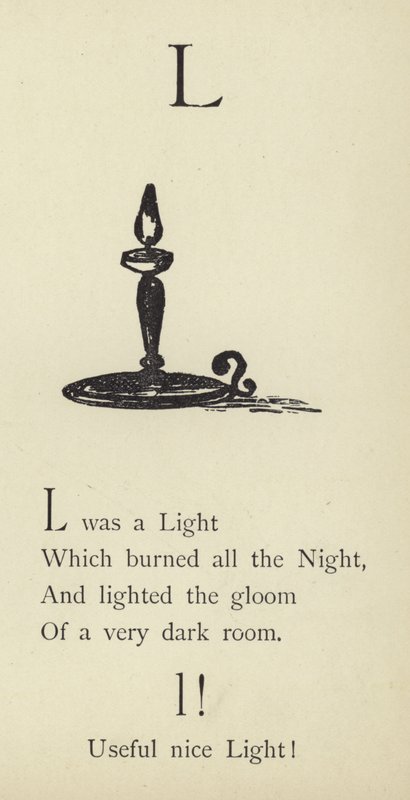 Der Buchstabe L von Edward Lear