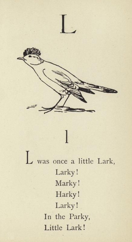 Der Buchstabe L von Edward Lear