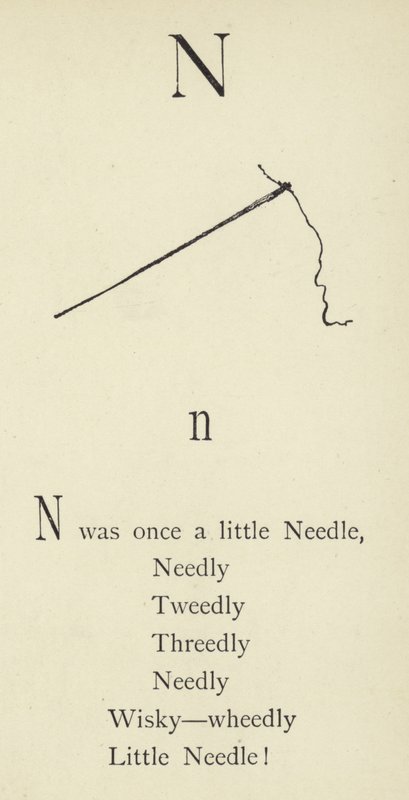 Der Buchstabe N von Edward Lear
